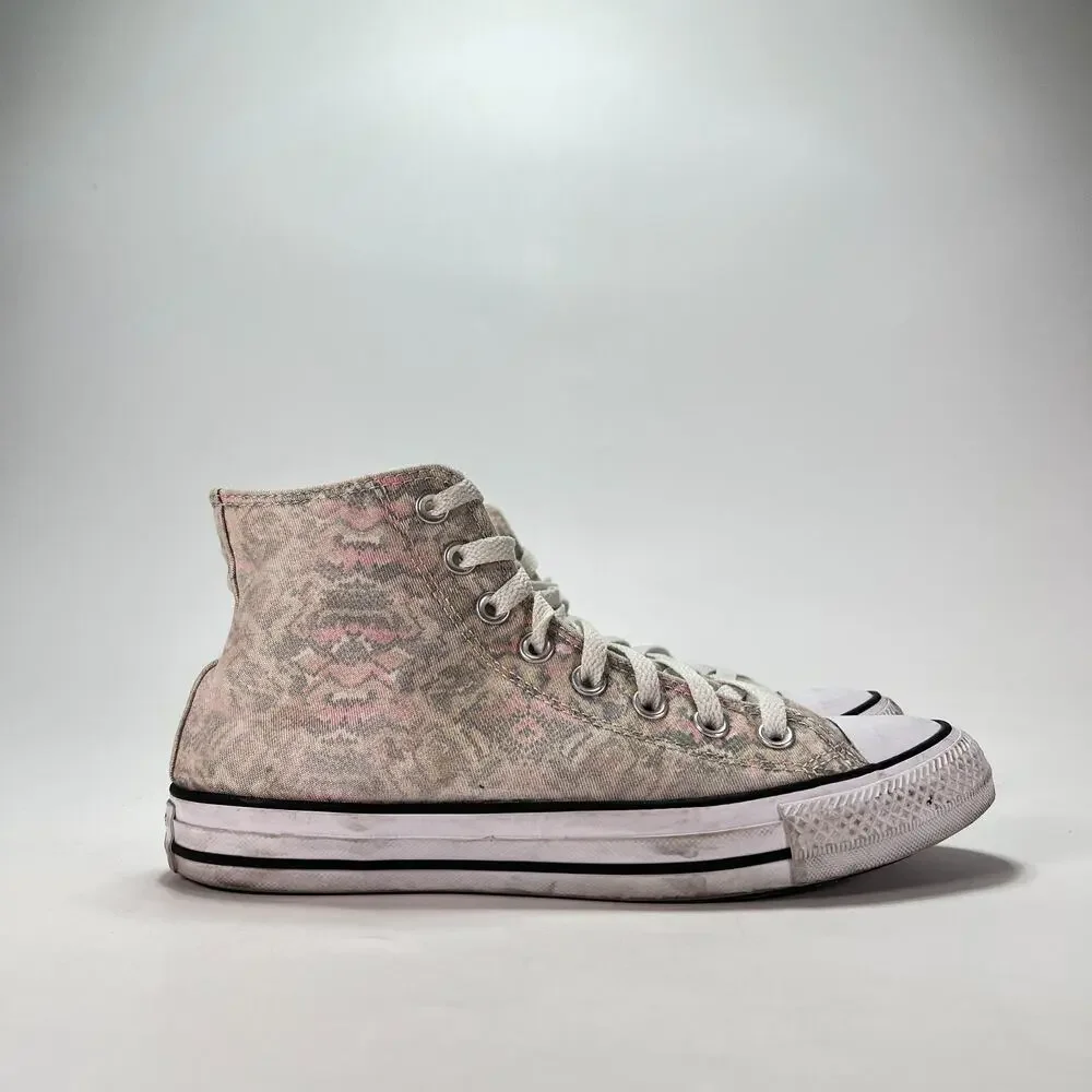 Converse Chuck Taylor All Star Pale Putty Snake Print 571162F Women's Size 8.5